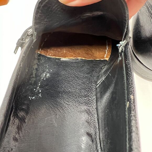 VINTAGE LUXURY PRADA BUSINESS LOAFER SHOES 2D0025 BLACK LEATHER US 9 - Picture 16 of 16